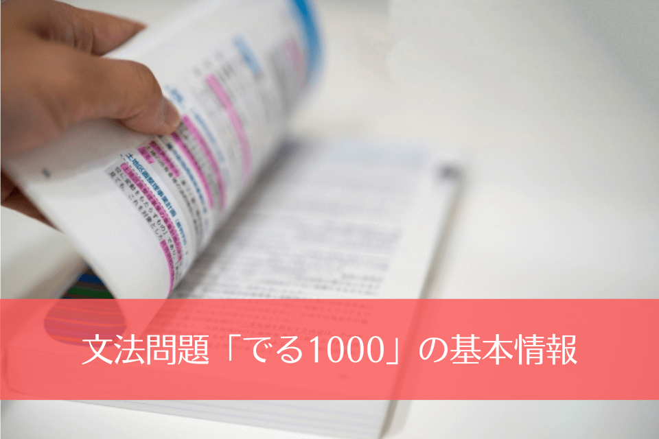 文法問題「でる1000」の基本情報