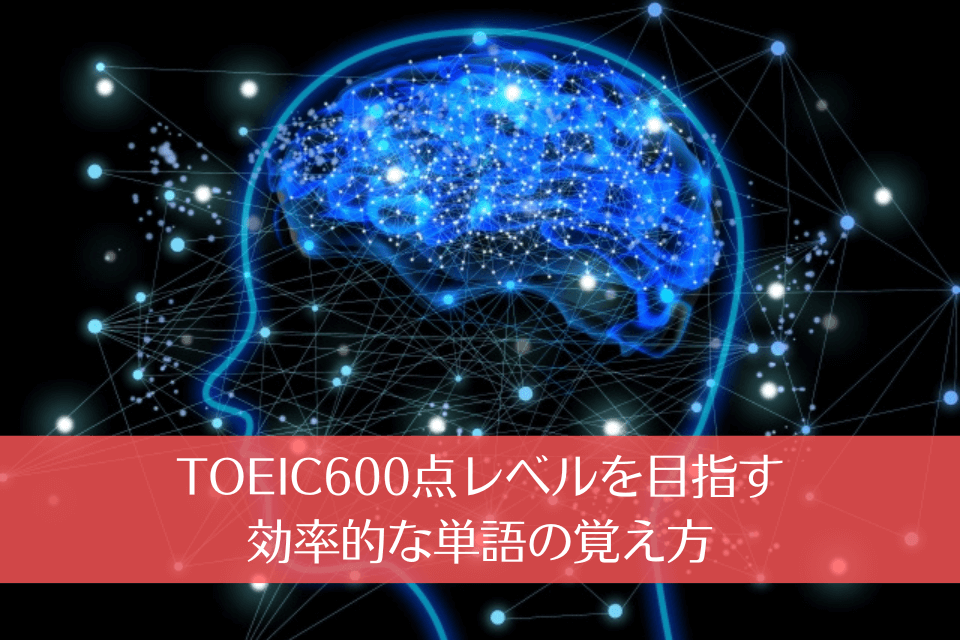 TOEIC600点レベルを目指す効率的な単語の覚え方